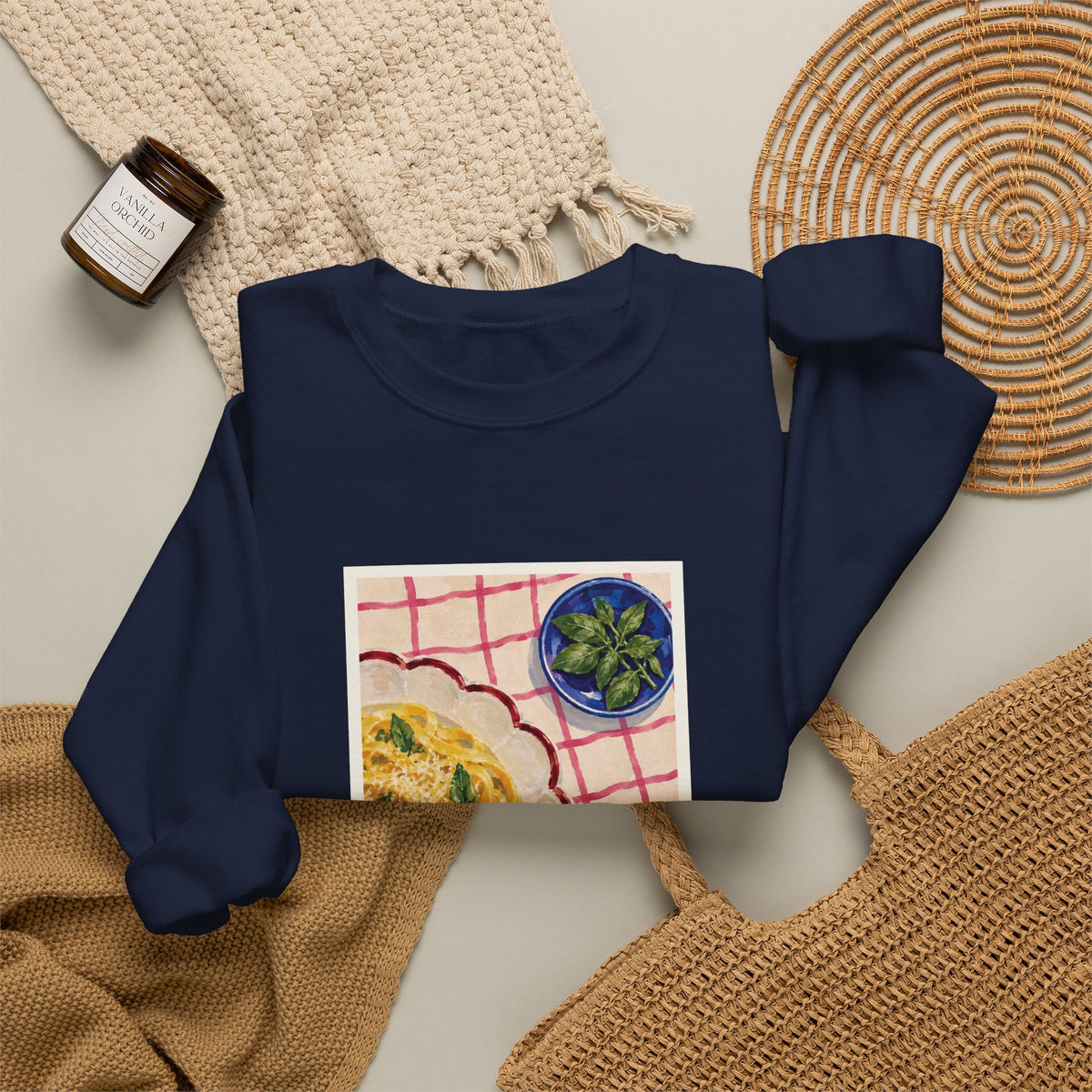 Pasta Graphic Sweatshirt