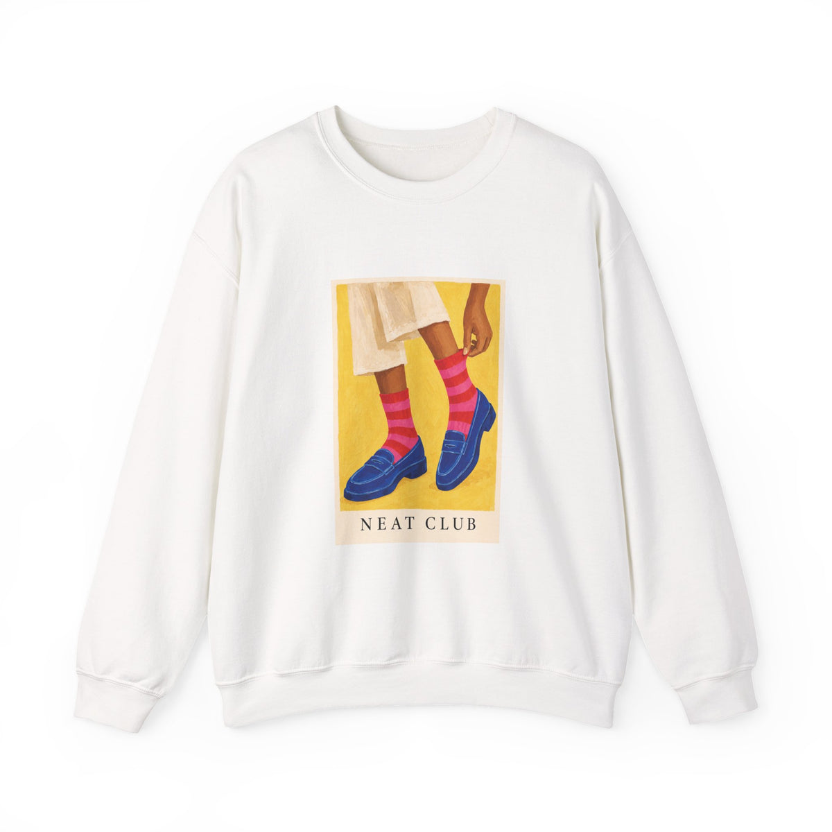 Retro Socks & Loafers Sweatshirt