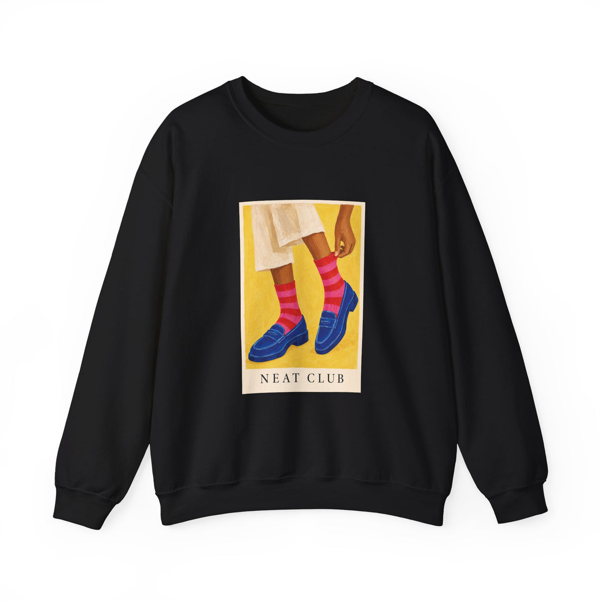 Retro Socks & Loafers Sweatshirt