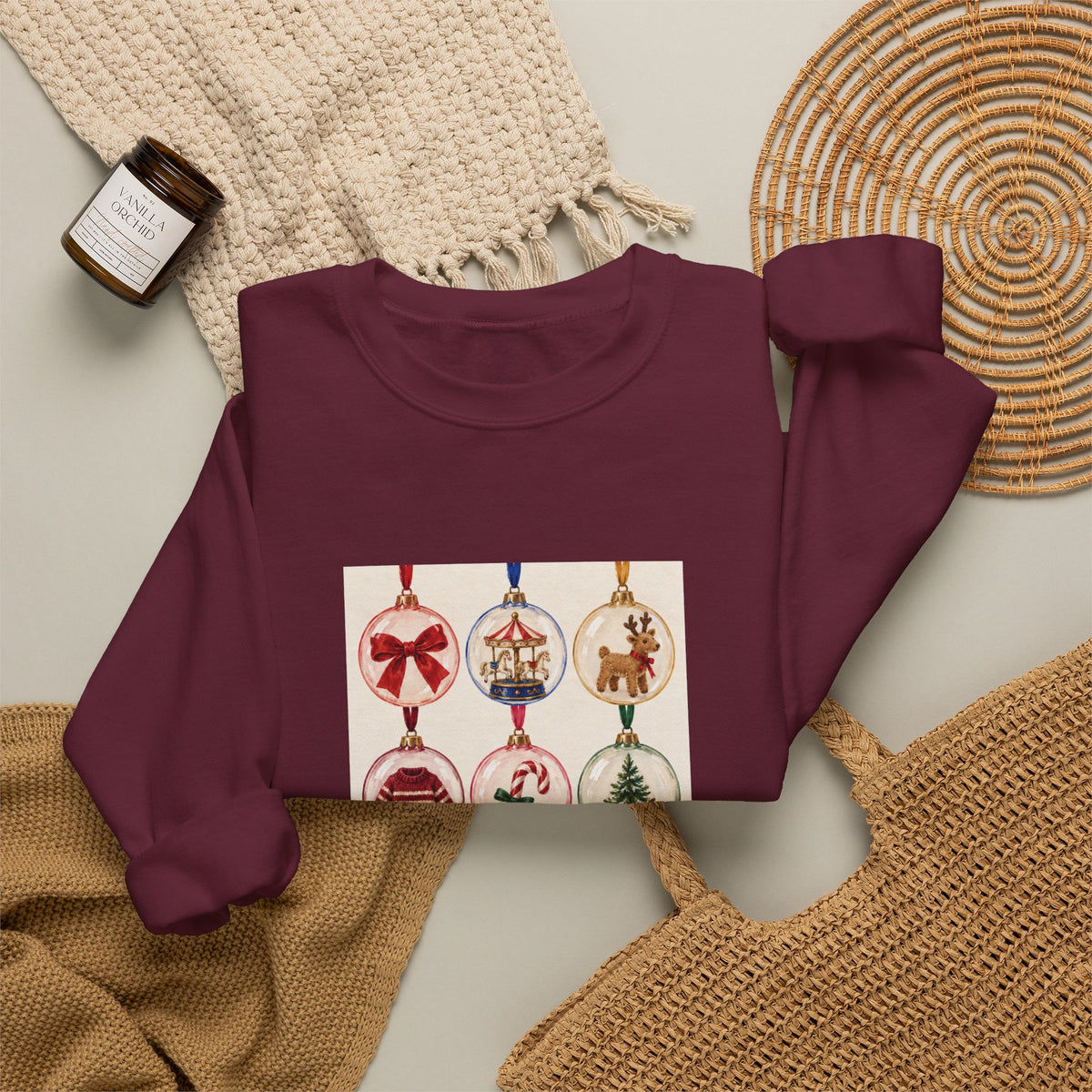 Christmas Ornament Sweatshirt