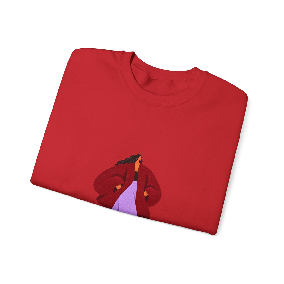 Woman in Red Coat