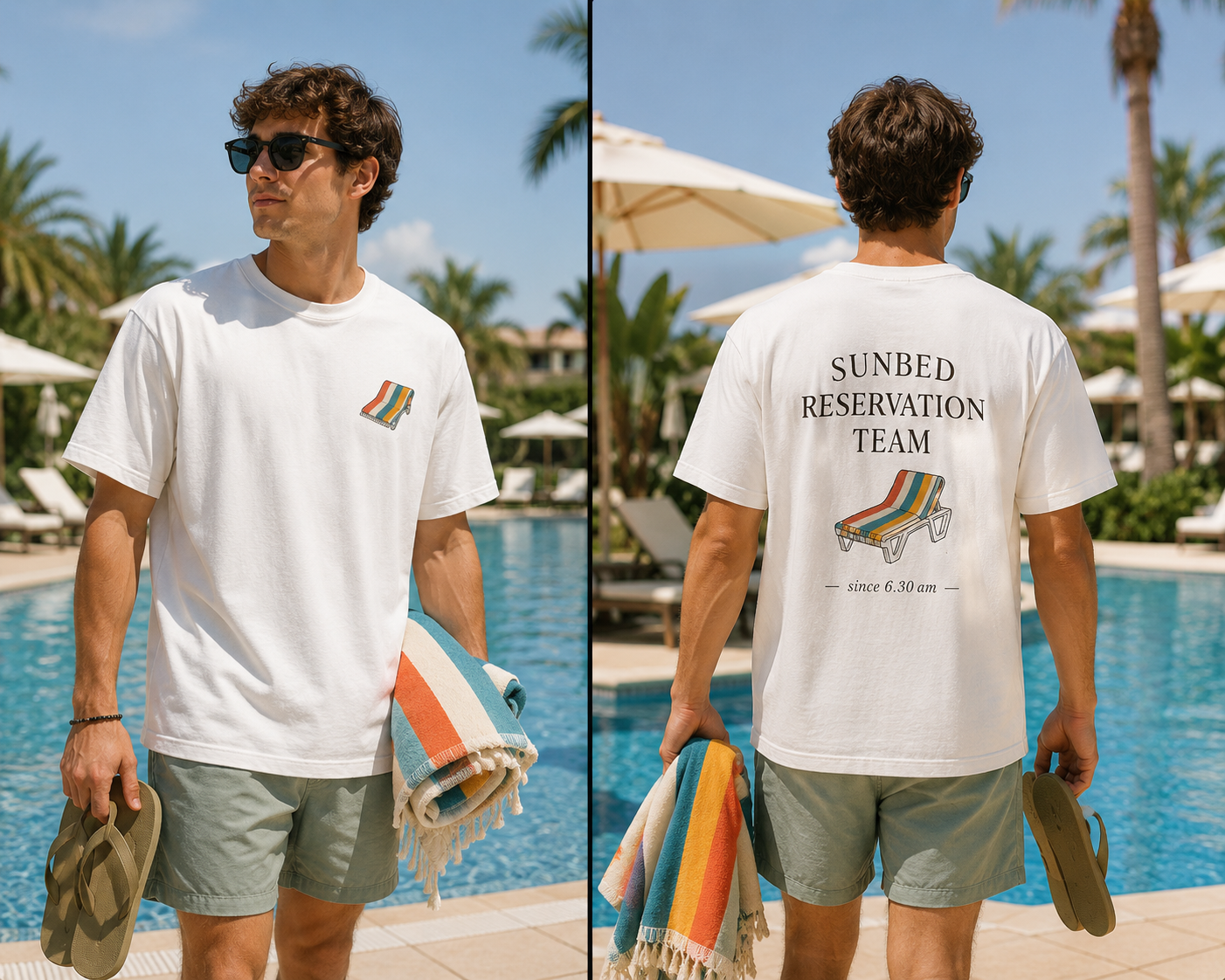 Sunbed Reservation Team T-shirt