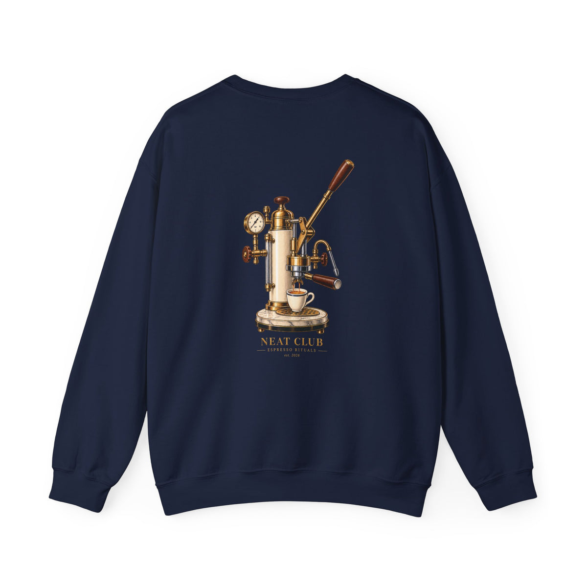 Espresso Rituals Navy Graphic Sweatshirt
