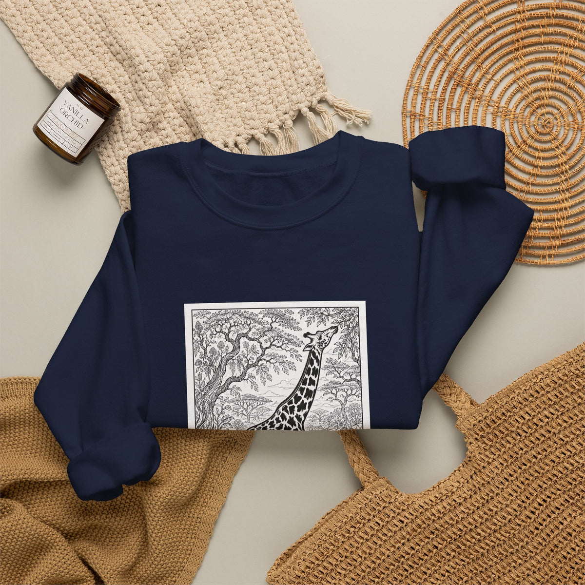 Giraffe Graphic Sweatshirt