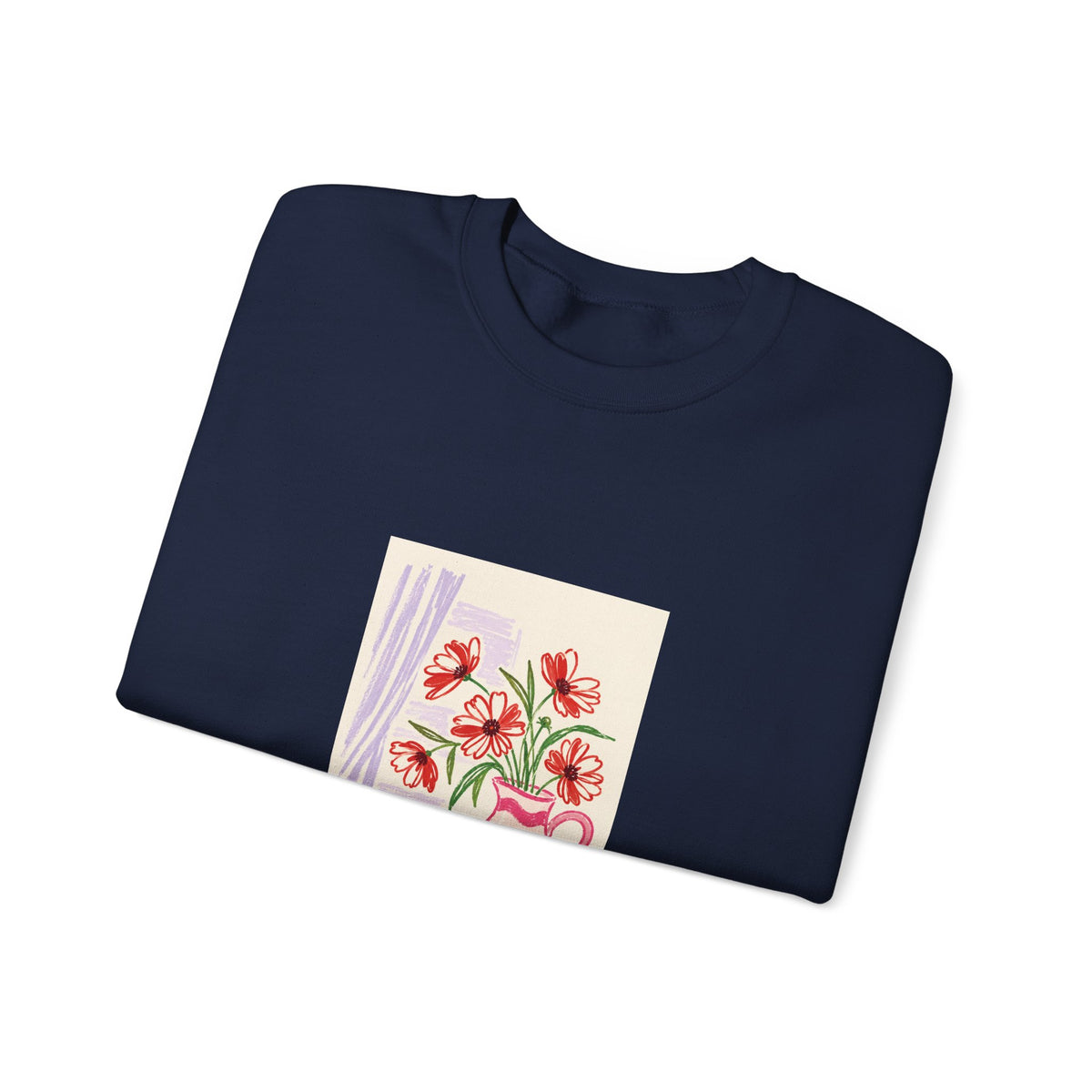 Pink Vase and Lemon Sweatshirt
