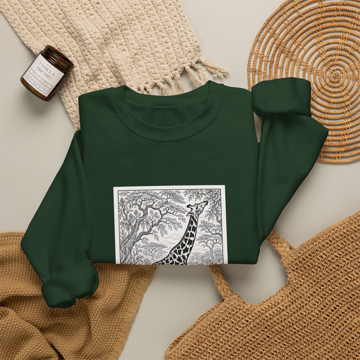 Giraffe Graphic Sweatshirt