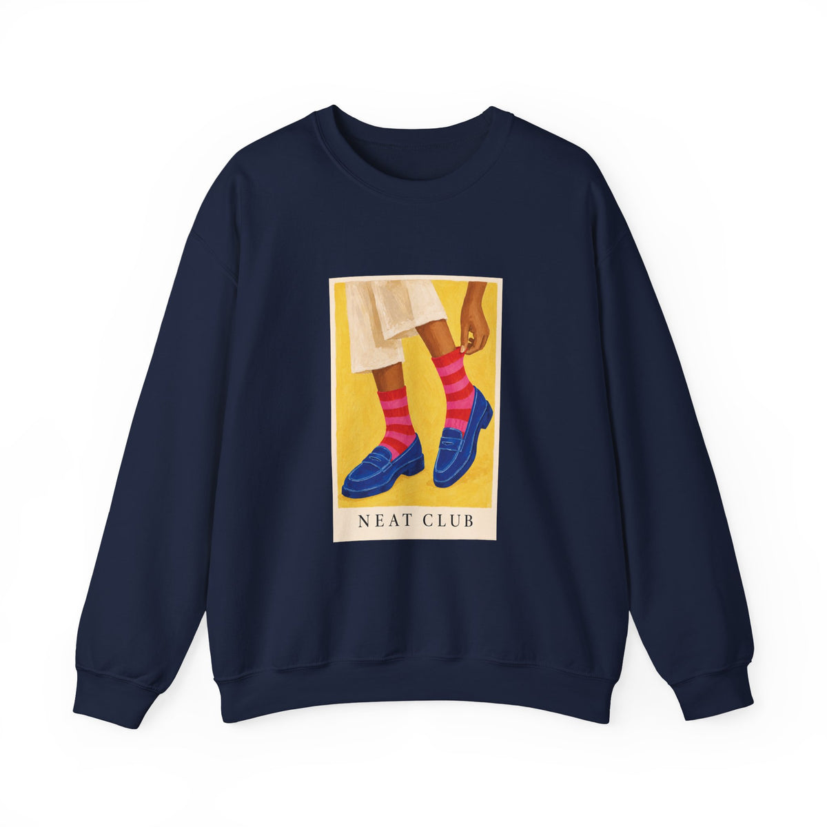 Retro Socks & Loafers Sweatshirt