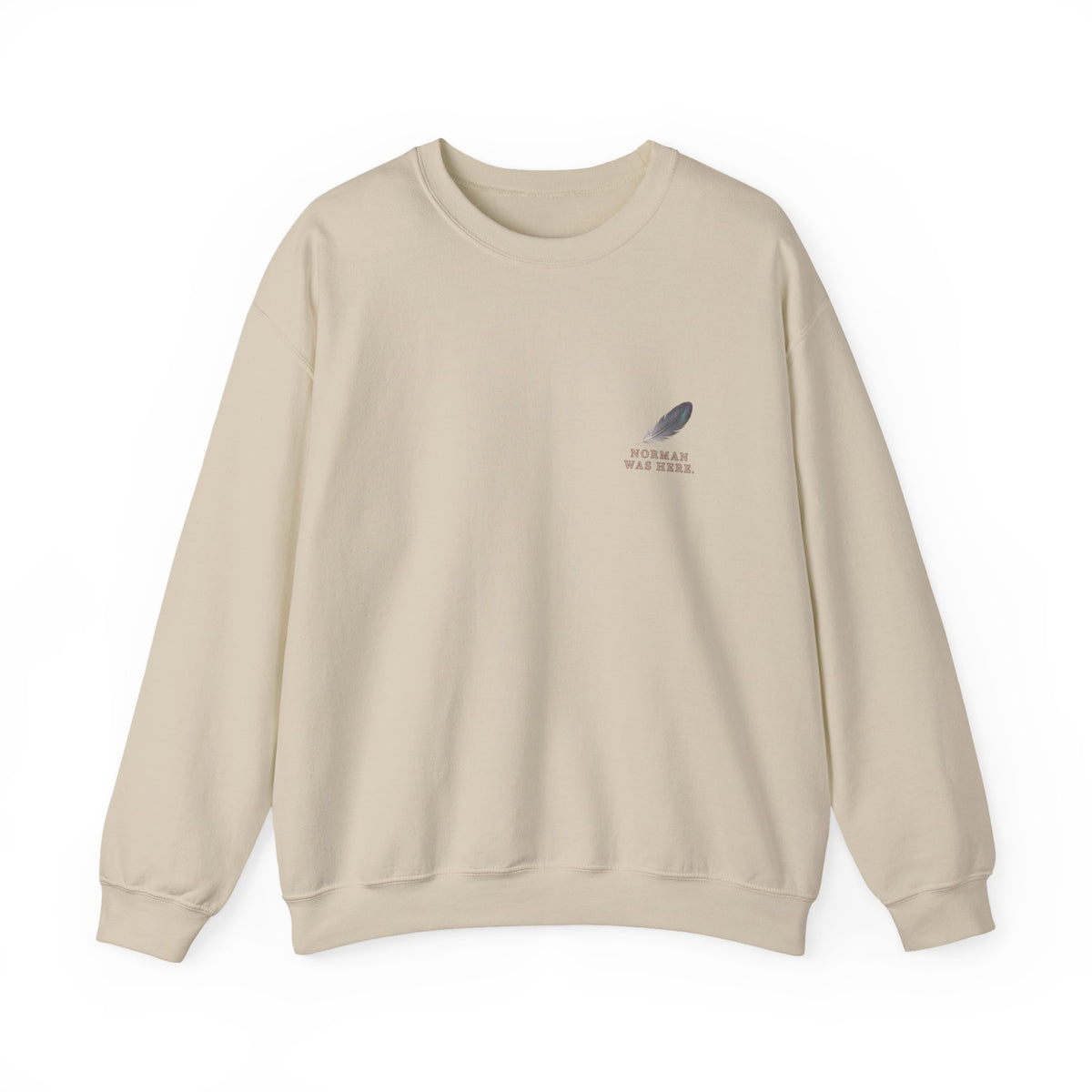 Norman Left a Feather Sweatshirt