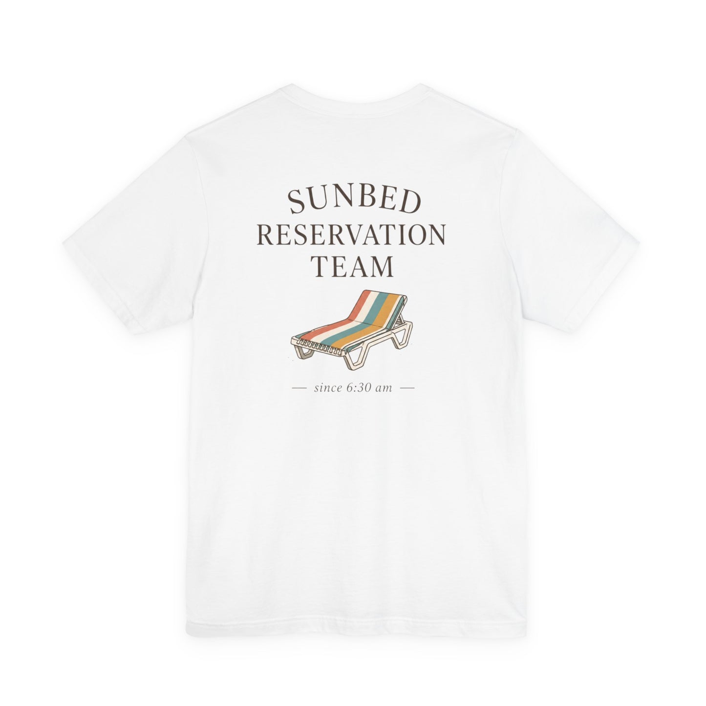 Sunbed Reservation Team T-shirt